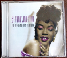 2CD ORIGINAL JAZZ: SARAH VAUGHAN - THE GREAT AMERICAN SONGBOOK (NOT NOW, 2007) foto