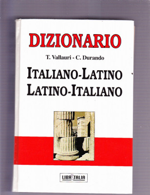 DIZIONARIO -ITALIANO-LATINO-LATINO-ITALIANO foto