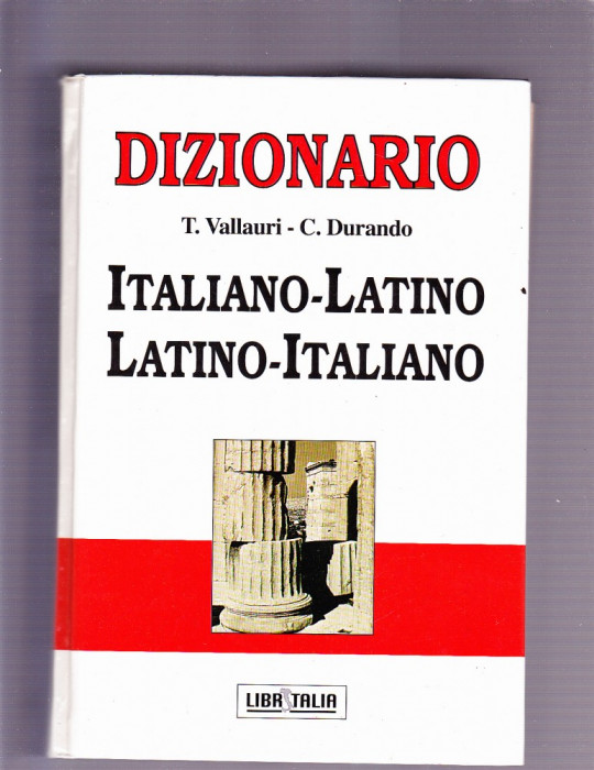 DIZIONARIO -ITALIANO-LATINO-LATINO-ITALIANO