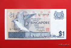 SINGAPORE - 1 Dollar 1976 - aUNC foto