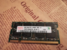 Memorie RAM laptop 2Gb DDR2 800Mhz Hynix PC2 6400s SODIMM foto