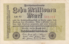 GERMANIA 10.000.000 marci 1923 VF+++!!! foto