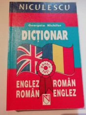 Dic?ionar roman-englez editura Niculescu foto