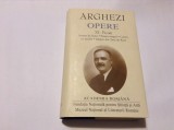 ARGHEZI OPERE VOL 11--RF14/0