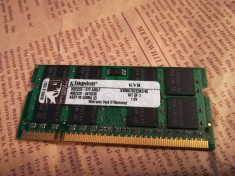 Memorie RAM laptop 2Gb DDR2 667Mhz Kingston KVR SODIMM foto