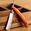 Brici Barbierit Metal Maner Lemn + Curea Ascutit Profesional | Brici Barbati Ascutire Manuala