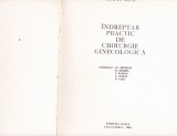 INDREPTAR PRACTIC DE CHIRURGIE GINECOLOGICA, 1980