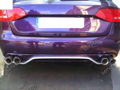 Spoiler extensie Sline tuning sport bara spate Audi A4 B8 8K ABT S4 RS4 v1 foto