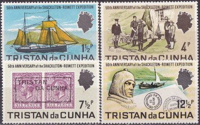 Tristan da Cunha 1971 - cat.nr.152-5 serie completa,neuzat cu sarniera,4v.(z) foto