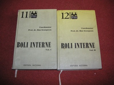 BOLI INTERNE - DAN GEORGESCU - 2 VOL. foto