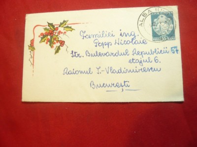 Miniplic - Craciun -circulat 1960 foto