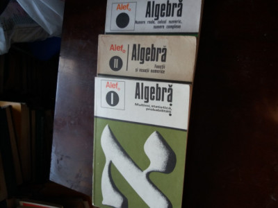 Alef&amp;deg; algebra gautier, girard, lentin foto