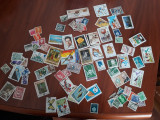 100pcs / lot timbre poștale, Nestampilat