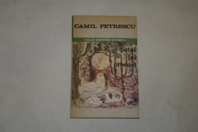 Patul lui Procust - Camil Petrescu - Cartea Romaneasca - 1987 foto