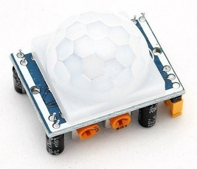 Senzor infrarosu HC-SR501 pentru Arduino (ALBASTRU) foto