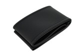 Husa volan imitatie piele, neagra si cusatura neagra, marimea M 38cm, Oem