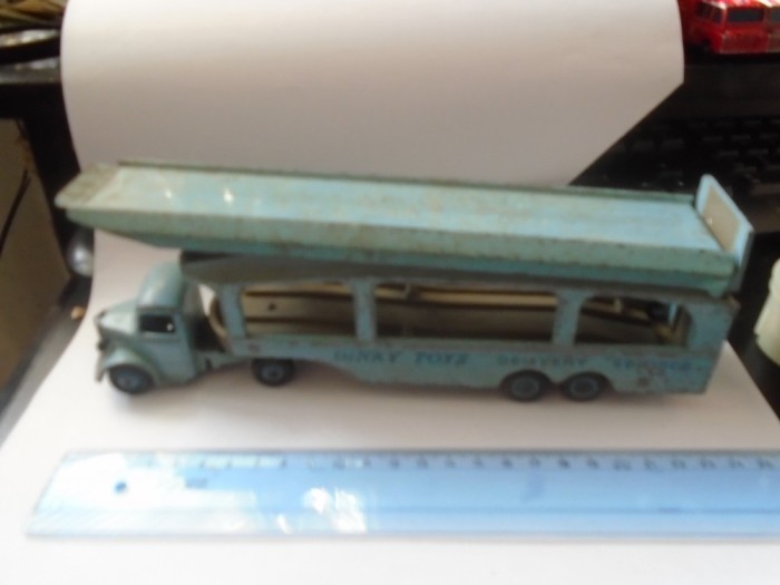 bnk jc Dinky 582 Pullmore Car Transporter + 994 Loading Ramp For 582/982