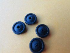 bnk jc Roti 10 mm pentru Dinky seria 35 - negre - lot 4 bucati
