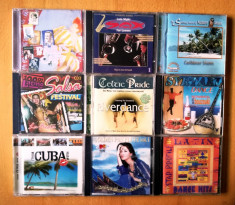 CD - kama sutra, tranquillity, Paris Cafe, Riverdance, Sax for lovers, etc foto