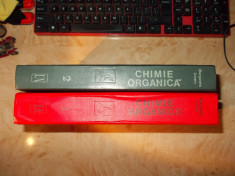 MARGARETA AVRAM - CHIMIE ORGANICA ( VOL. 1 + VOL. 2 ) , ACADEMIA ROMANA , 1983 foto