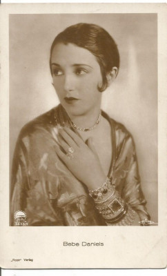 (B) carte postala-ACTORI- Bebe Daniels foto