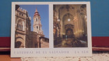 SPANIA- ZARAGOZA - CATEDRAL DE EL SALVADOR- LA SEO -2 VEDERI EXTERIOR, INTERIOR