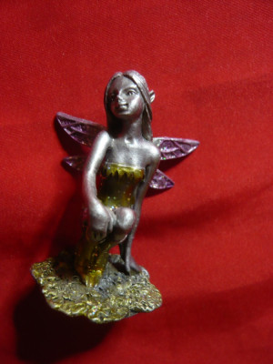 Figurina din metal- Tinkerbel - Personaj Disney h= 5,4cm foto