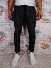Pantaloni cu semitur tip Zara model 2018 Bumbac 100% XXL foto