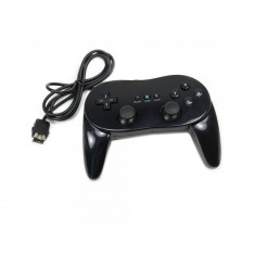 Classic Controller Pro for Nintendo Wii Culoare Negru foto