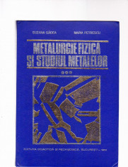 METALURGIE FIZICA SI STUDIUL METALELOR VOL 3 foto