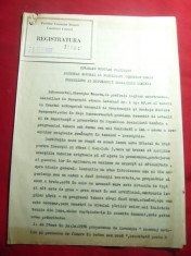 Memoriu adresat Pres. N.Ceausescu ,cu Recipisa de Registratura CC al PCR 1989 foto