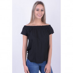 Bluza Fara Umeri Pieces Mie Off Shoulder Negru foto