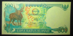 Indonezia : 500 rupiah 1988 . UNC ( bancnota necirculata ) foto