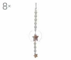 Set 8 decoratiuni suspendabile Star foto