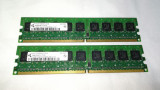 KIT 2 Memorii RAM PC - Qimonda / 1 GB (2x512 MB) / DDR2 / 667 MHz / PC2-5300, DDR 2
