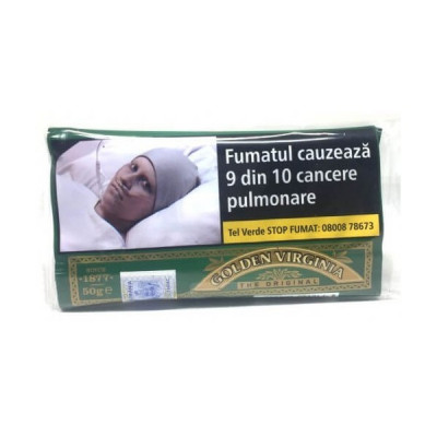 Tutun Tutun Golden Virginia 50g pentru foite rulat si tuburi injectat foto