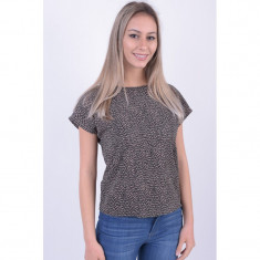 Bluza Maneca Scurta Pieces Jane Negru Picatele foto