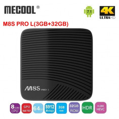 Tv Box 4K Meccol M8S PRO L,Octa-core,3gb,32gb,dual Wi-Fi,Bluetooth,Android 7.1 foto