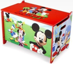 Ladita din lemn pentru depozitare jucarii Disney Mickey Mouse foto