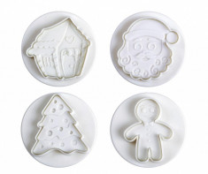 Set 4 decupatoare fondant Lapland foto