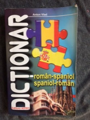 Dictionar Roman-Spaniol Spaniol-Roman - Anton Vlad - foto