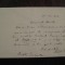 SCRISORI SCRIITORI ROMANIA SCRISOARE MIHAIL SADOVEANU/RADU D. ROSETTI