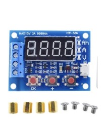 tester baterii acumulatori lipo 12v 18650 hw-586 li-ion tester + rezistente foto