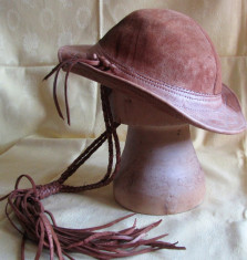 Sancho hat, hand made, cafenie, unicat foto