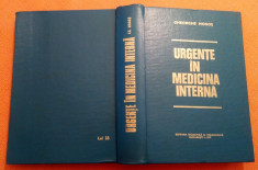 Urgente In Medicina Interna. Bucuresti, 1978 - Gheorghe Mogos foto