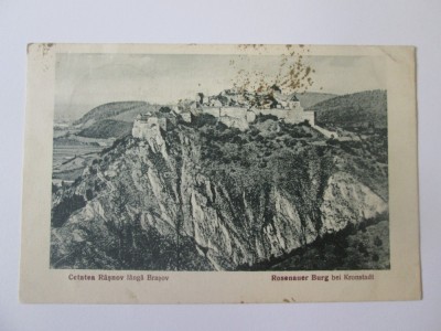 Carte postala circulata Rasnov 1927 foto