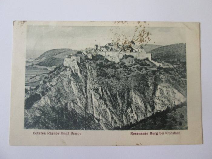 Carte postala circulata Rasnov 1927