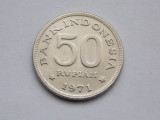 50 RUPII 1971 INDONEZIA, Asia