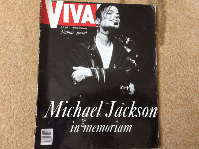 revista viva michael jackson in memoriam numar special colectie muzica pop king