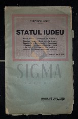 HERZL THEODOR - STATUL IUDEU (Traducere de R. IZA), Bucuresti foto